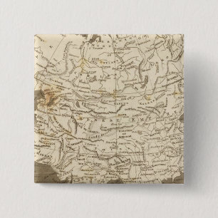 Asia Map by Arrowsmith 2 Inch Square Button