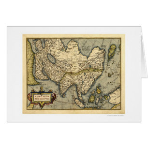 Asia Map By Ortelius 1570