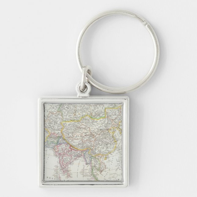 Asia Map Keychain (Front)