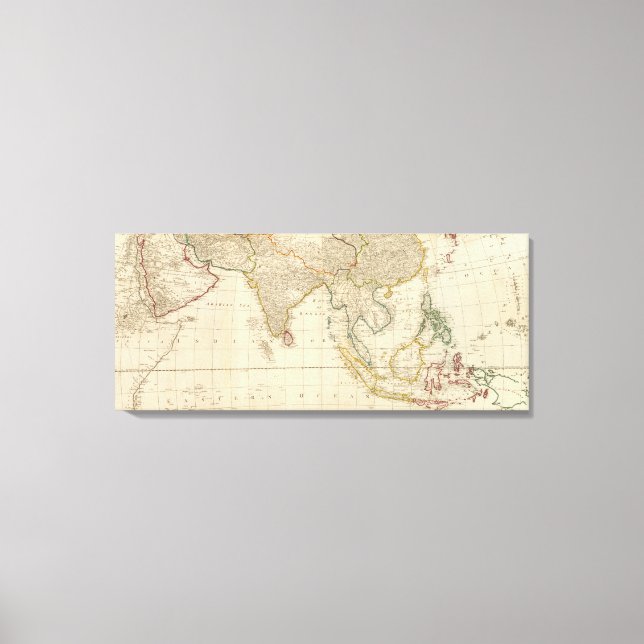 Asia middle canvas print (Front)