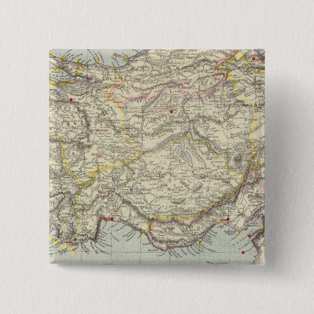 Asia Minor 5 2 Inch Square Button (Front)