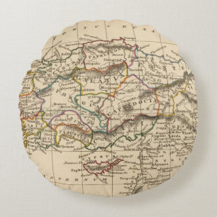 Asia Minor Round Pillow