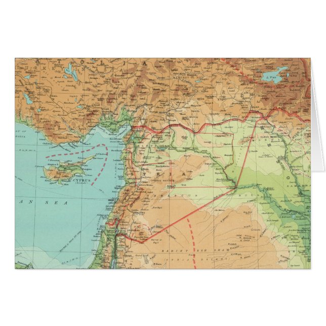 Asia Minor, Syria & Mesopotamia (Front Horizontal)