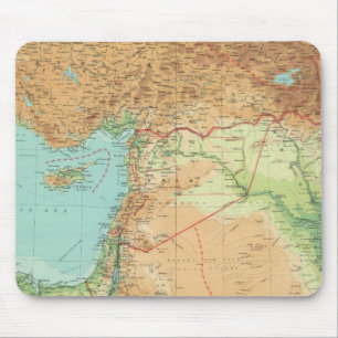Asia Minor, Syria & Mesopotamia Mouse Pad
