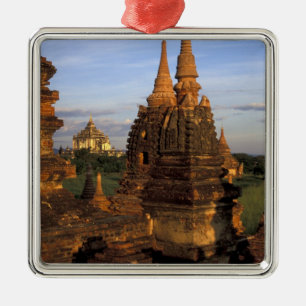 Asia, Myanmar, Bagan. Ancient temples and Metal Ornament