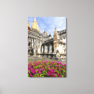 Asia, Myanmar (Burma), Bagan (Pagan). The Ananda Canvas Print