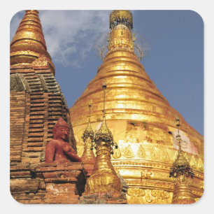 Asia, Myanmar (Burma), Bagan (Pagan). The Dhamma Square Sticker