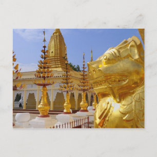 Asia, Myanmar (Burma), Bagan (Pagan). The Shwe 6 Postcard