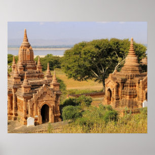 Asia, Myanmar (Burma), Bagan (Pagan). Various 2 Poster