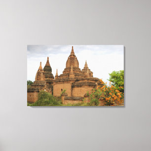 Asia, Myanmar Burma), Bagan Pagan). Various Canvas Print