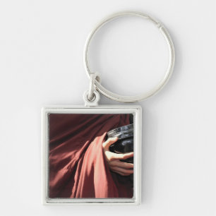 Asia, Myanmar (Burma), Mandalay. Novice monks Keychain