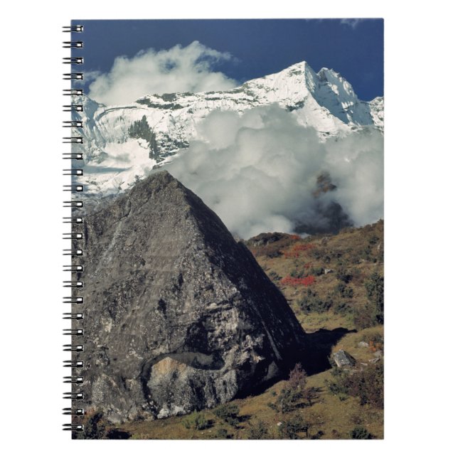 Asia, Nepal, Sagarmatha NP. A Buddhist prayer Notebook (Front)