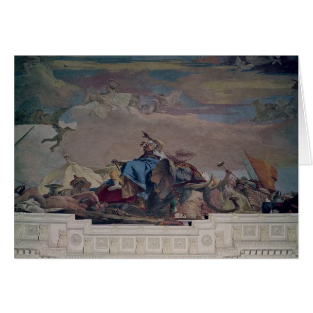 Asia, one of Four Continents from the ceiling (Front Horizontal)