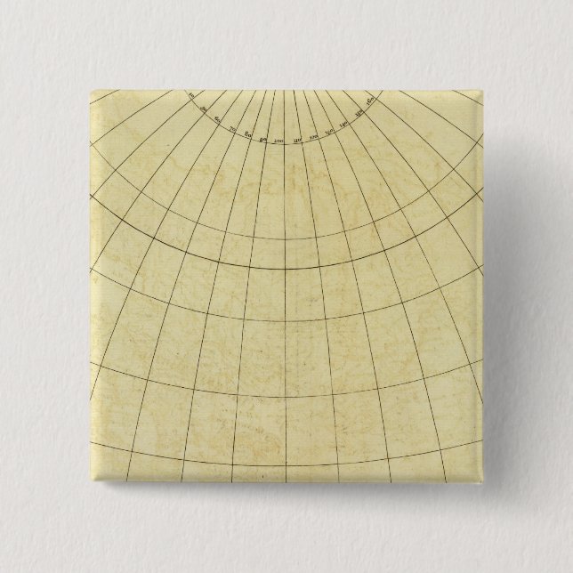 Asia Outline 2 Inch Square Button (Front)