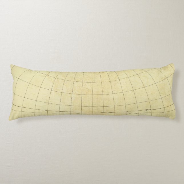 Asia Outline Body Pillow (Front)
