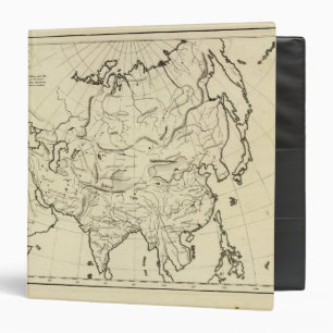 Asia outline map binder