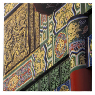 Asia, Taiwan, Taipei. The Grand Hotel, main Tile