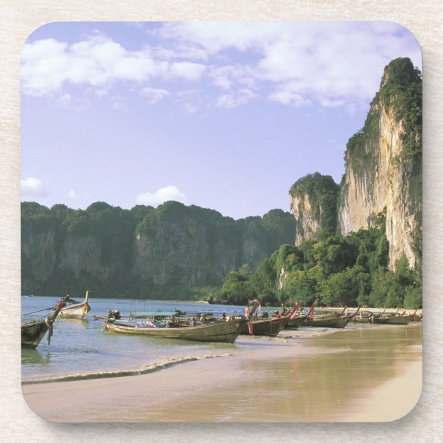 Asia, Thailand, Krabi. West Railay Beach, long Coaster (Front)