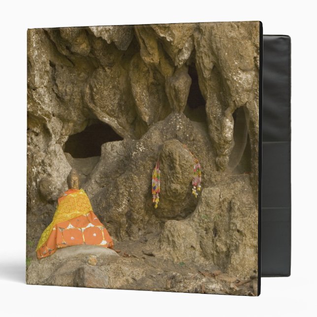 Asia, Thailand, Mae Hong Son, Buddha Images Binder (Front/Inside)