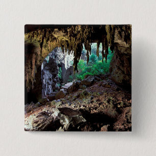 Asia, Thailand, Phangnga Bay NP 2 Inch Square Button