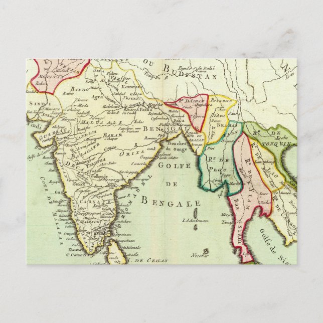 Asia, Thailand Postcard (Front)