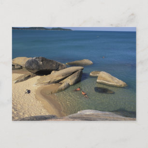Asia, Thailand, Samui. Beach Postcard