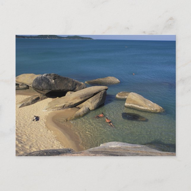 Asia, Thailand, Samui. Beach Postcard (Front)