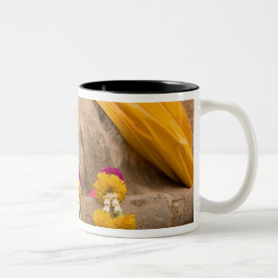 Asia, Thailand, Siam, Buddha at Ayutthaya 2 Two-Tone Coffee Mug