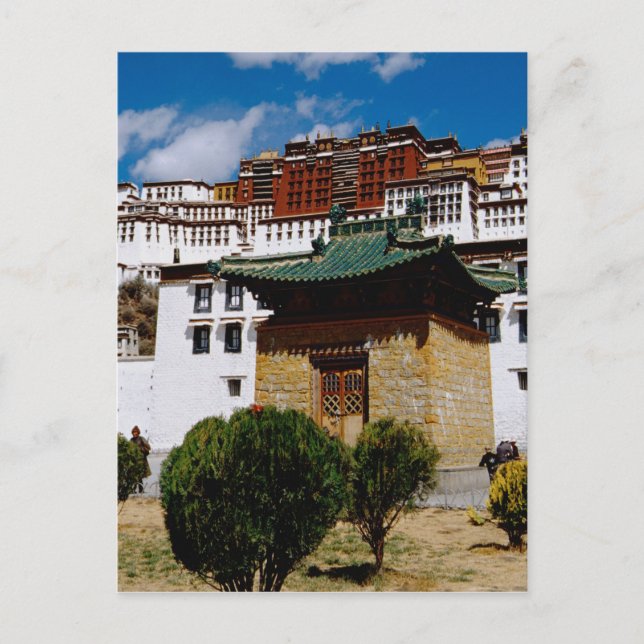 Asia, Tibet, Lhasa, Potala Palace aka Red Postcard (Front)