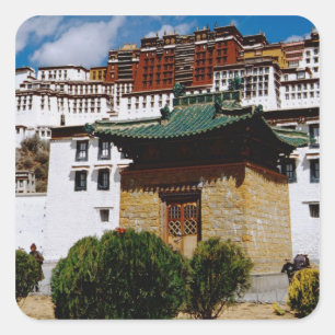 Asia, Tibet, Lhasa, Potala Palace aka Red Square Sticker