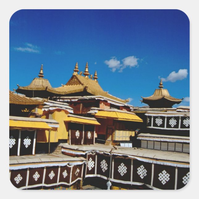 Asia, Tibet, Lhasa, Potala Palace aka Red Square Sticker (Front)