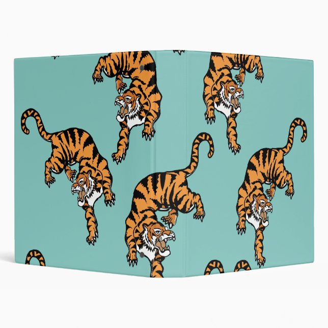 Asia Tiger Pattern Binder (Background)