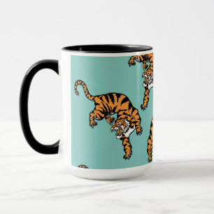 Asia Tiger Pattern Mug