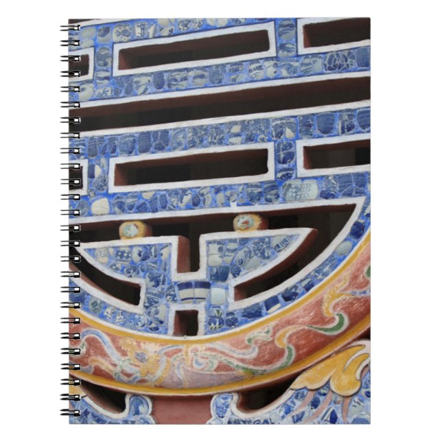 Asia, Vietnam. Decorated window Notebook (Front)