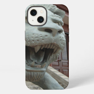 Asia, Vietnam. Lion sculpture at Chau Doc iPhone 13 Case