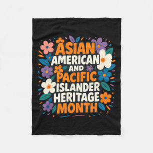 Asian Aamerican Pacific Islander Heritage Month Fleece Blanket