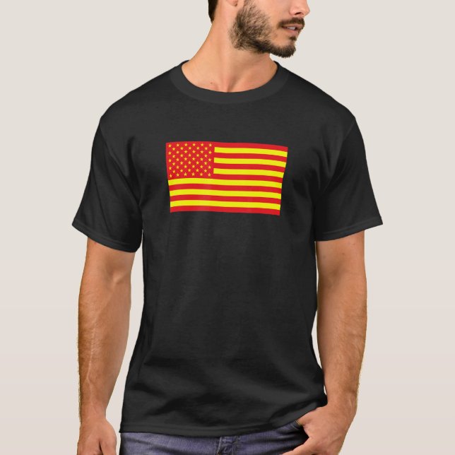 Asian American Flag T-Shirt (Front)