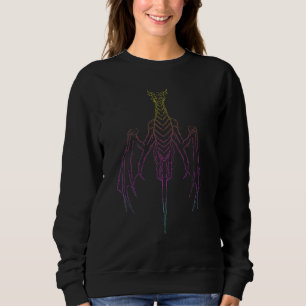 Asian Animal Fantasy Idea Colourful Dragon Sweatshirt