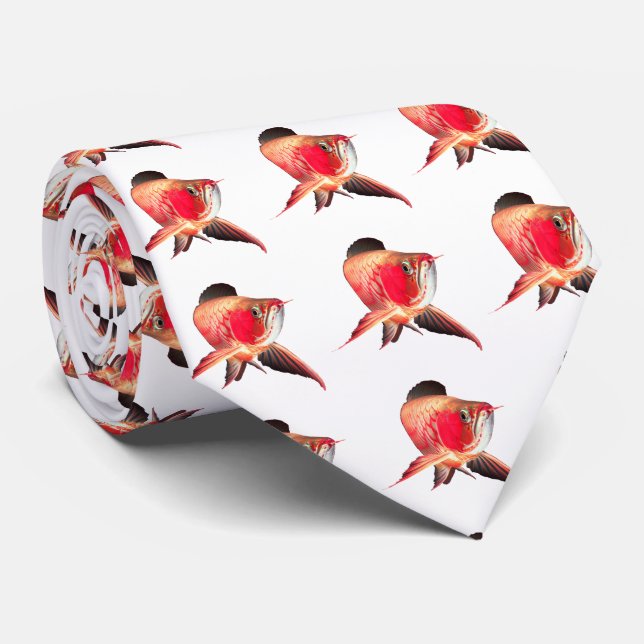 Asian Arowanaのネクタイ Tie (Rolled)