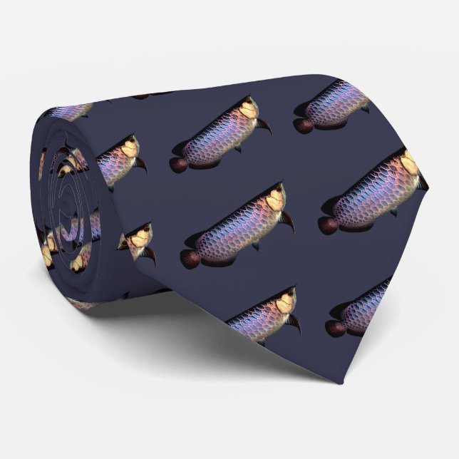 Asian Arowana Tie (Rolled)