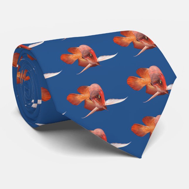 Asian Arowana Tie (Rolled)