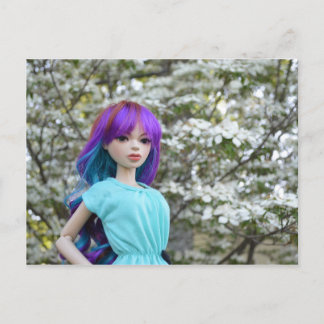 Asian Ball-Jointed Doll Mirodoll Mika Postcard