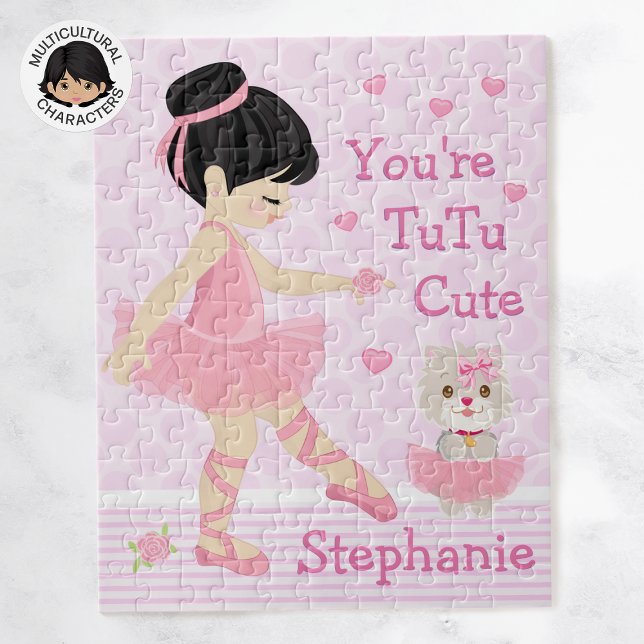 Asian Ballerina Tutu Cute Jigsaw Puzzle (Creator Uploaded)