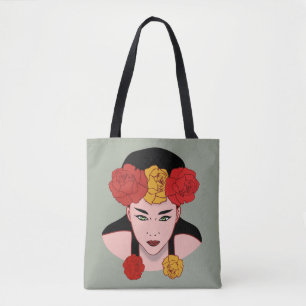 Asian Beauty Tote Bag
