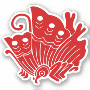 Asian Butterfly Japanese Kamon Design