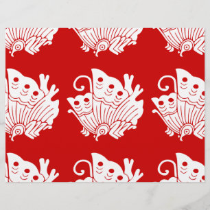 Asian Butterfly Japanese Kamon Design Flyer