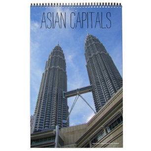 asian capital cities (with locations) 2026 calendar