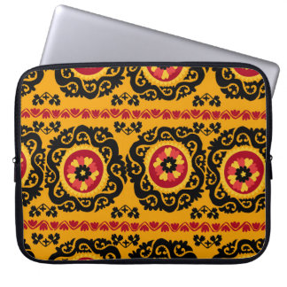 Asian Carpet Suzanne: Traditional Embroidery Laptop Sleeve