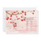 Asian cherry blossom bridal shower invitation