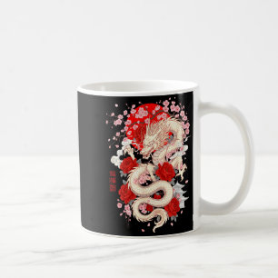 Asian Cherry Blossom Chinese Dragon Chinese New Ye Coffee Mug